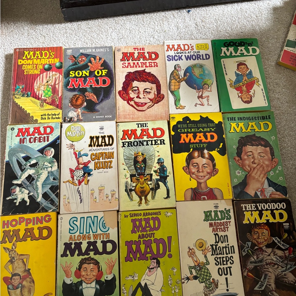 Lot of Vintage MAD Magazine Collection